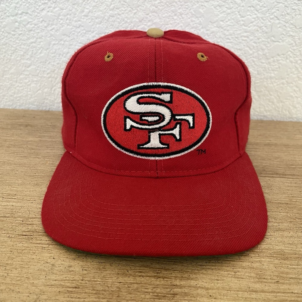 Vintage San Francisco 49ers Hat Cap Fiitted 7 1/4 Red NFL Football New Era Korea